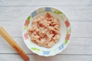 Куриные оладьи с манкой