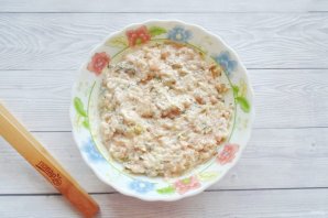 Куриные оладьи с манкой