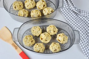 Манты с говядиной