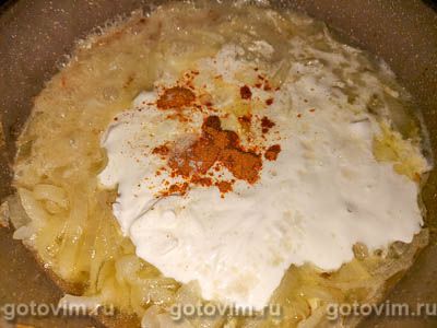 Морской коктейль в сметанном соусе Морской коктейль в сметанном соусе