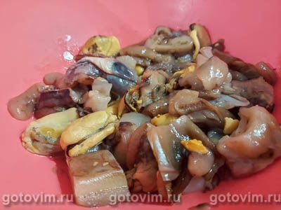 Морской коктейль в сметанном соусе Морской коктейль в сметанном соусе