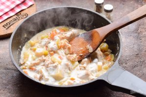 Овощное рагу с курицей Овощное рагу с курицей