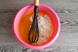 Постные тыквенные блины