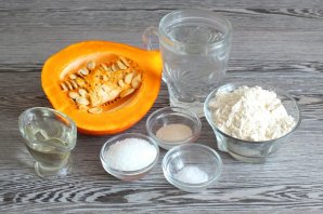 Постные тыквенные блины