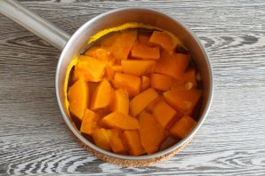 Постные тыквенные блины