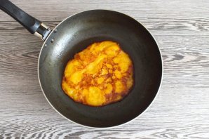 Постные тыквенные блины