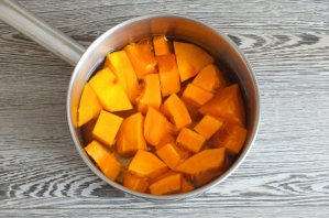 Постные тыквенные блины