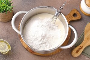 Рецепт толстых блинов на кефире