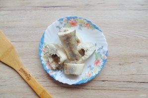 Рыбный суп из судака с пшеном