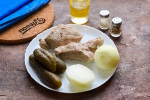 Салат из говядины с огурцом Салат из говядины с огурцом