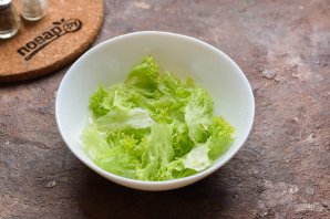 Салат с авокадо и семгой Салат с авокадо и семгой