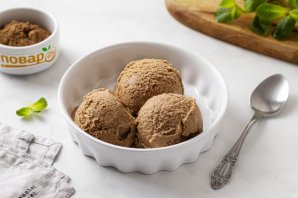 Шоколадное мороженое без яиц Шоколадное мороженое без яиц