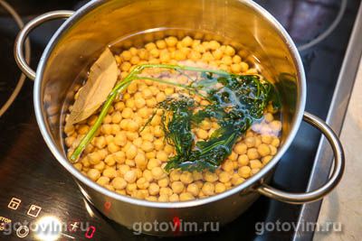 Сливочное пюре из нута по-арабски (НЕ хумус) Сливочное пюре из нута по-арабски (НЕ хумус)