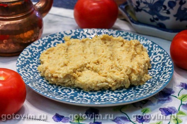 Сливочное пюре из нута по-арабски (НЕ хумус) Сливочное пюре из нута по-арабски (НЕ хумус)