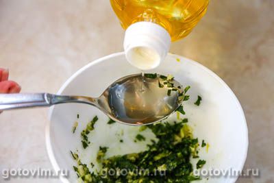 Свиная шейка с соусом гремолата, запеченная в духовке Свиная шейка с соусом гремолата, запеченная в духовке