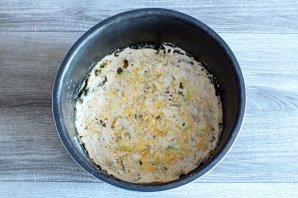 Запеканка из кабачков с курицей в мультиварке