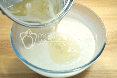 Банановый чизкейк с творогом