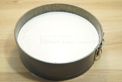 Банановый чизкейк с творогом