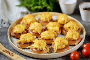 Баранки с фаршем в духовке