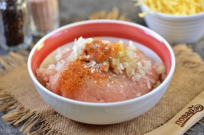 Баранки с фаршем в духовке