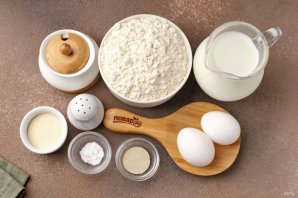 Блинчики на молоке толстые