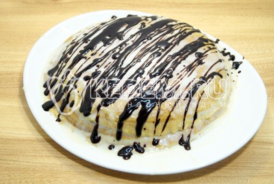 Блинный торт со сгущенкой