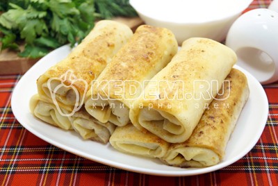 Блины с фаршем Блины с фаршем