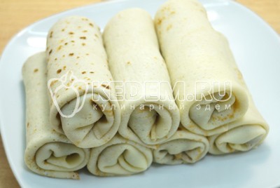 Блины с фаршем Блины с фаршем