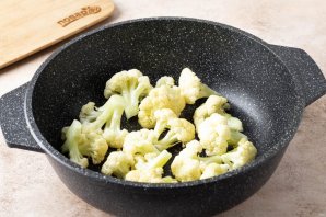 Цветная капуста с карри