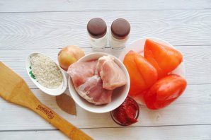 Фаршированные перцы на сковороде