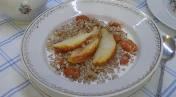 Гречневая каша с грушами, пошаговый рецепт с фото