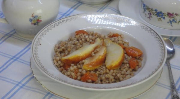 Гречневая каша с грушами, пошаговый рецепт с фото