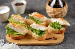 Канапе с курицей Канапе с курицей