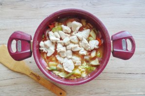 Классический лагман с курицей