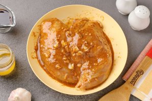 Кролик в соевом соусе с мёдом