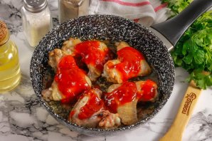 Курица в сладком соусе "Чили"