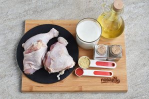 Куриные ножки в сливочном соусе