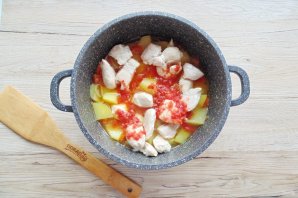 Лагман из курицы