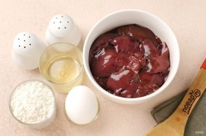 Оладьи из куриной печени