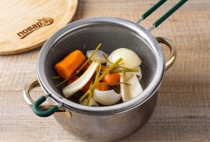 Овощной бульон простой