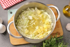 Овощной суп с болгарским перцем