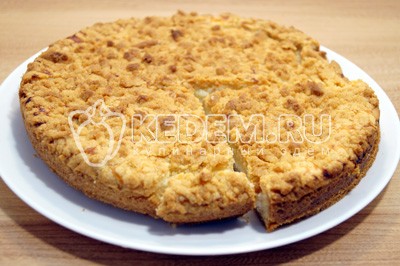 Песочный пирог с творогом Песочный пирог с творогом