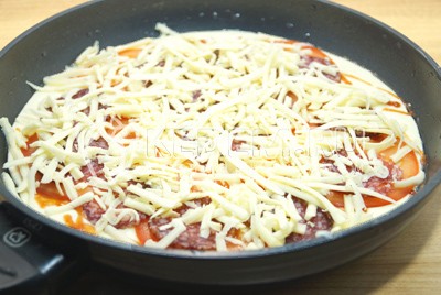 Пицца на сковороде за 5 минут Пицца на сковороде за 5 минут