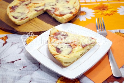 Пицца на сковороде за 5 минут Пицца на сковороде за 5 минут