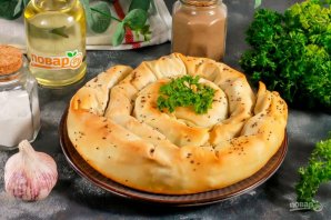 Пирог с мясом из теста "Фило"