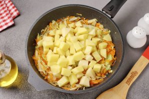 Постные щи с грибами