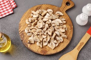 Постные щи с грибами