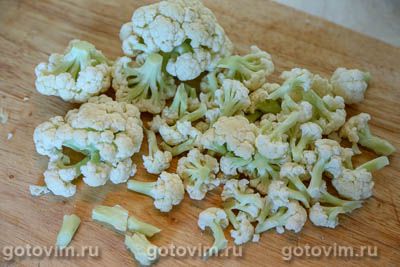 Салат из спаржи с цветной капустой и яйцом Салат из спаржи с цветной капустой и яйцом