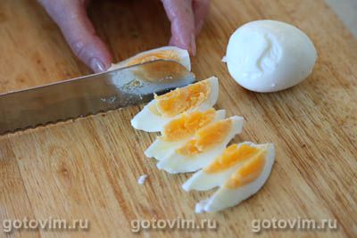 Салат из спаржи с цветной капустой и яйцом Салат из спаржи с цветной капустой и яйцом