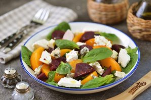 Салат из свеклы и персиков